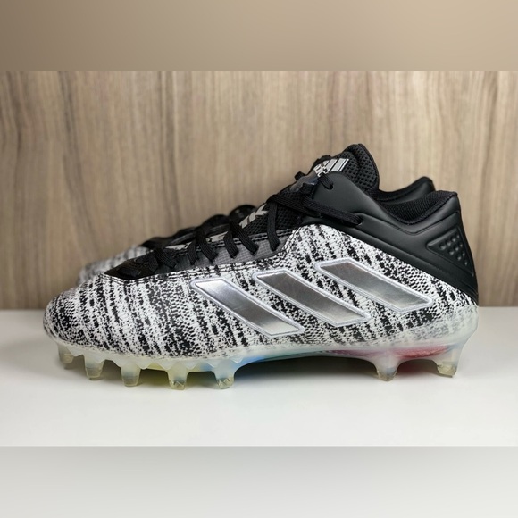 Adidas Freak Carbon 20 Football Cleats White Silver Black EF8699 Men’s Size 11 - Picture 3 of 9